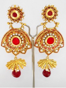 Polki Earrings